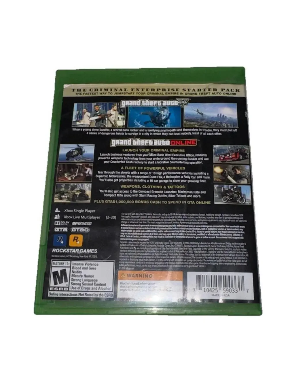 Grand Theft Auto V Premium Online Edition - Microsoft Xbox One